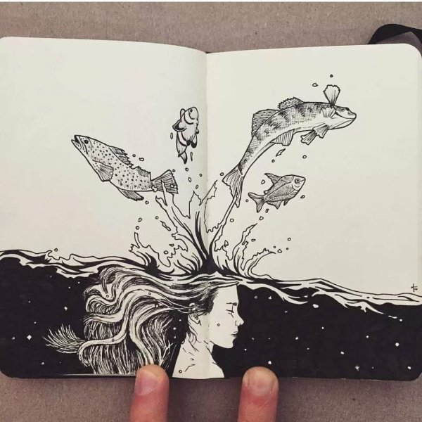 Рисование для скетчбука