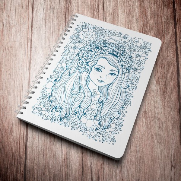 Скетчбук для девочек