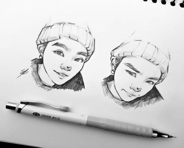 Nikki скетчи БТС