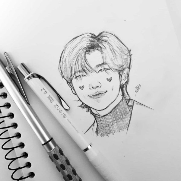 БТС Наброски Намджун