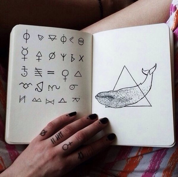 Рисунки для блокнота легкие