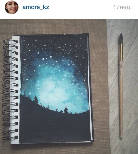 Скетчбук космос