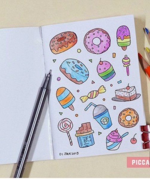 Маленькие рисунки для скетчбука