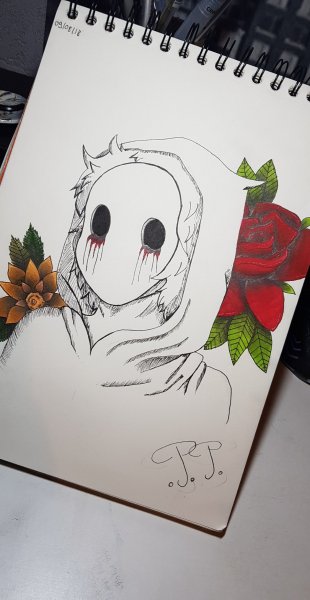 Рисунки для скетчбука в стиле аниме лёгкие