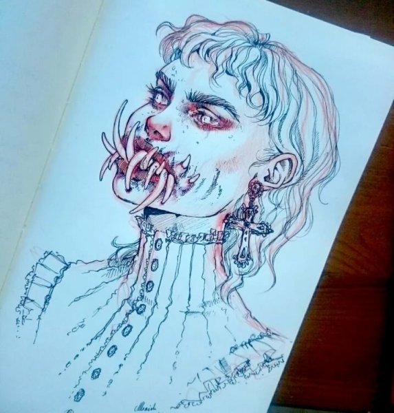 Идеи для рисования жуткие