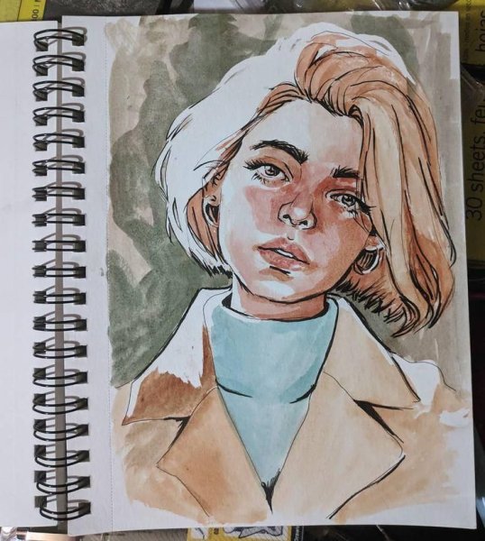 Портреты для скетчбука