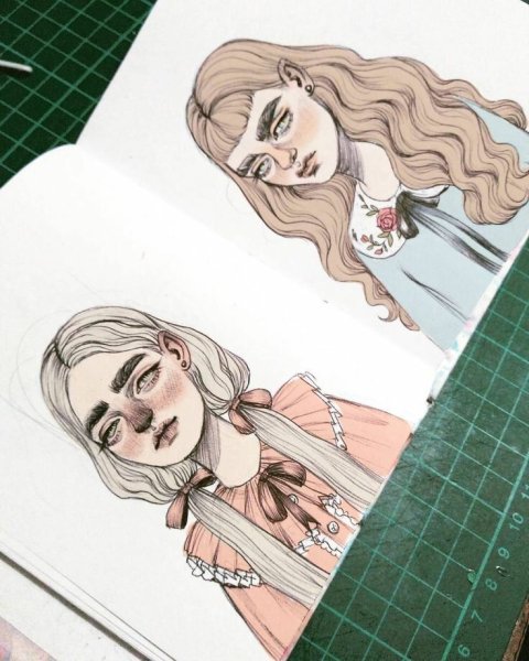 Рисование в скетчбуке людей