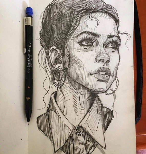 Портретные скетчи