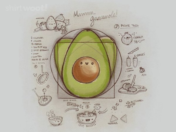 Скетчбук для рисования с авокадо