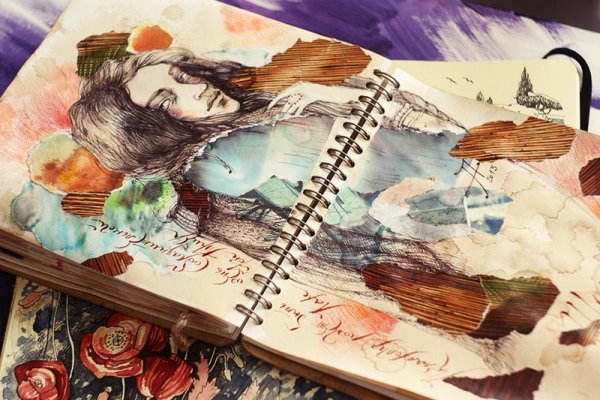 Красивый скетчбук