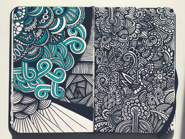 Красивые украшения для скетчбука