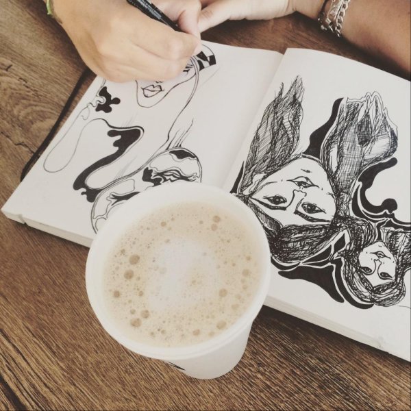 Кофе для скетчбука