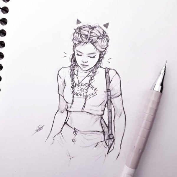 BLACKPINK Jennie скетч