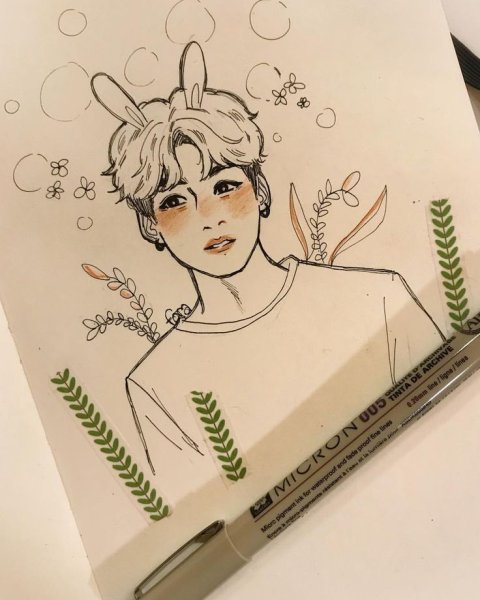 Рисунки БТС С пинтереста