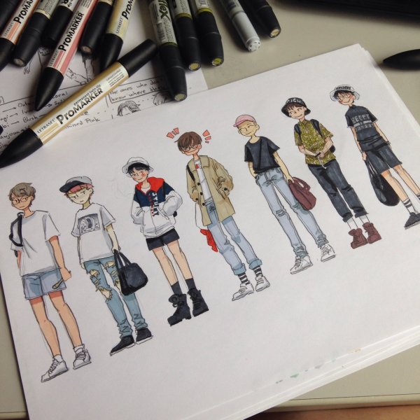 Скетчбук БТС