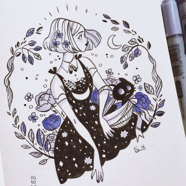 Рисунки Sibylline Meynet