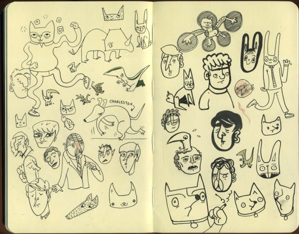 Маленькие рисунки в скетчбук