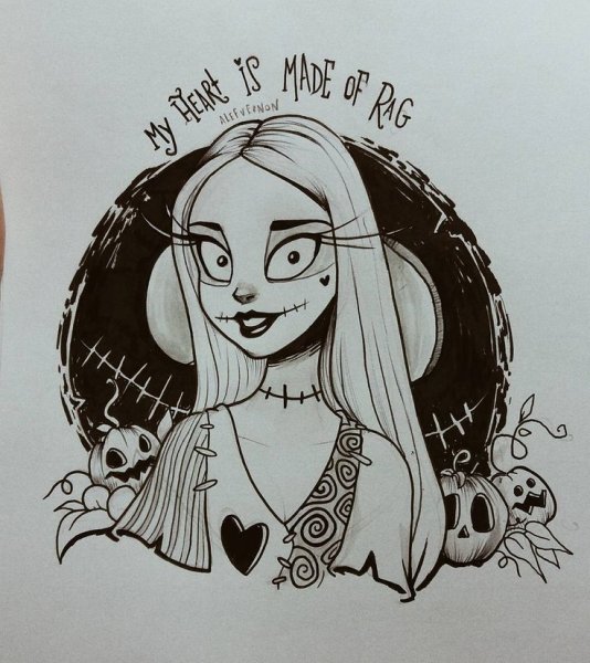 Арт Тима Бертона Дисней