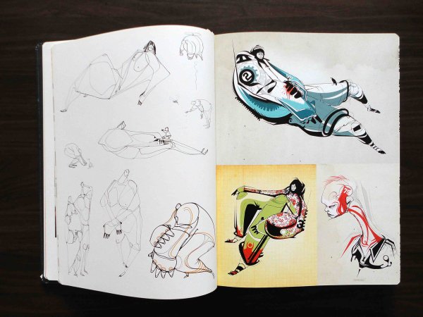 Скетчи ручкой фантастика