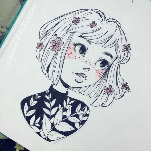 Милые Наброски для скетчбука