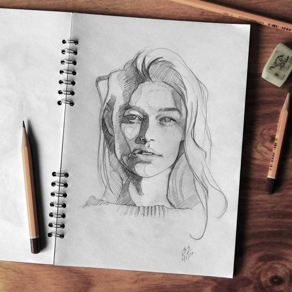 Рисунки сюв скейтчбуке