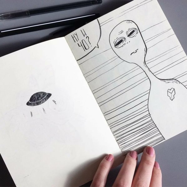 Идеи для рисования в скетчбуке