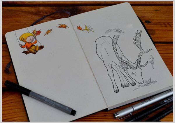 Рисунки для блокнота