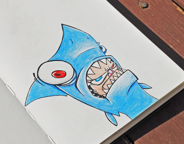 Скетчбук. Акулы