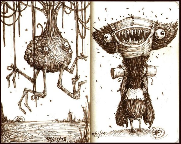 Paride Bertolin иллюстрации