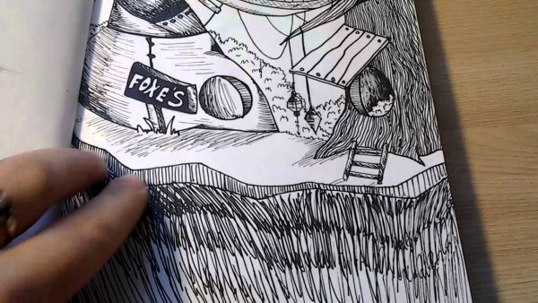 Рисунки для срисовки в скетчбук