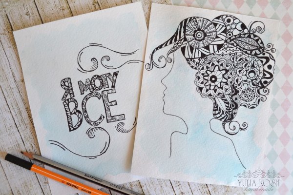 Рисунки для срисовки в артбук