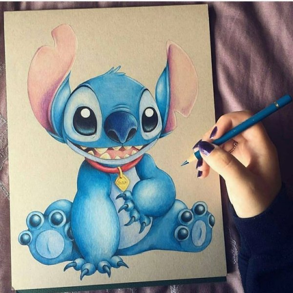 Рисунки героев Дисней Ститч