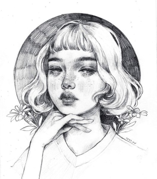 Портреты в скетчбуке