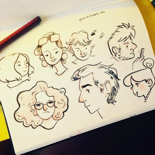 Скетчбук эмоции