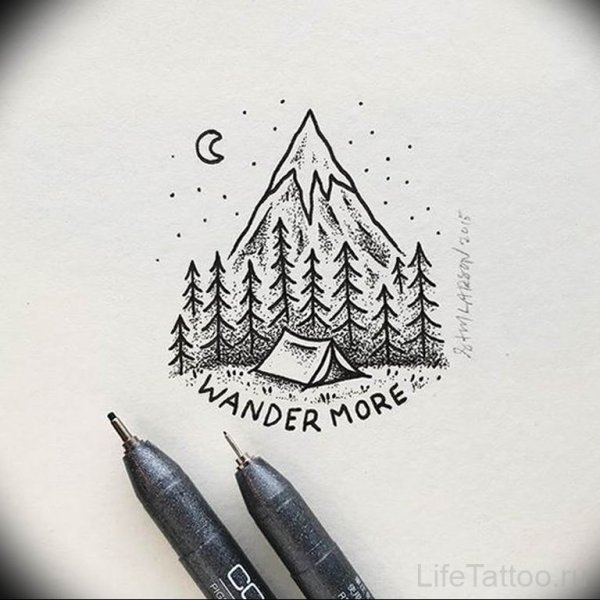 Рисунки для скетчбука в стиле Минимализм