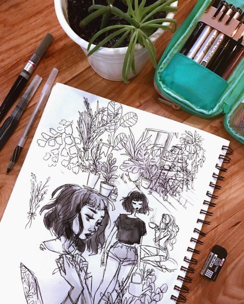 Атмосферные скетчи