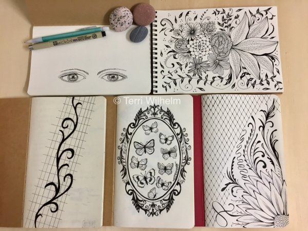 Красивые узоры для скетчбука