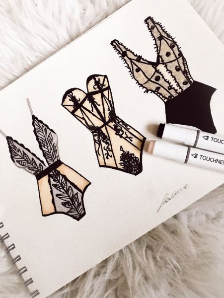 Фешион скетчбук