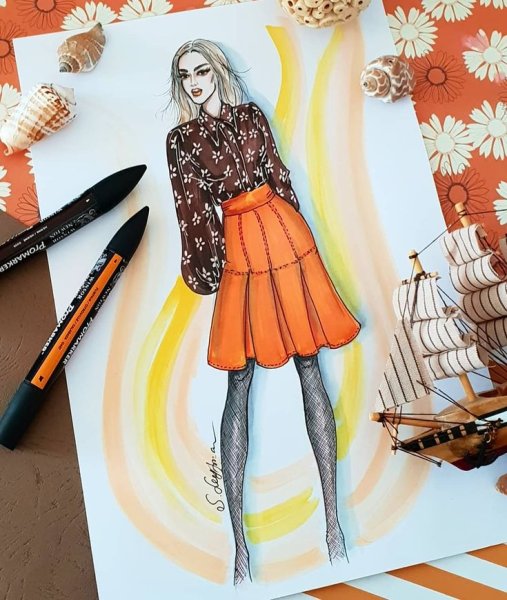 Фэшн скетчбук