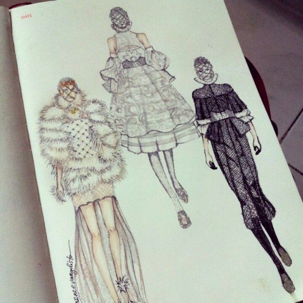 Фешион скетчбук