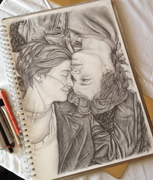 Парни в скетчбуке