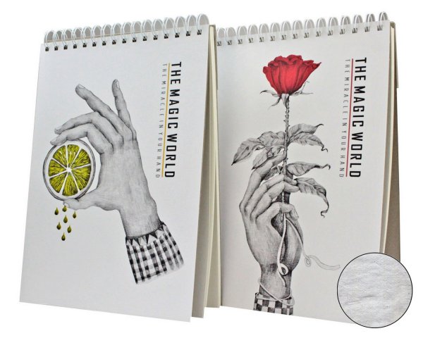 Зарисовки рук в скетчбук