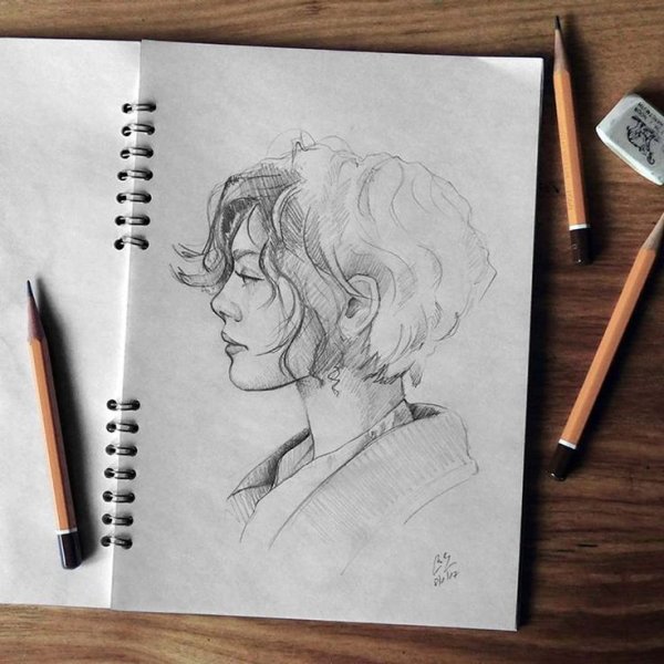 Рисунки карандашом для скетчбука