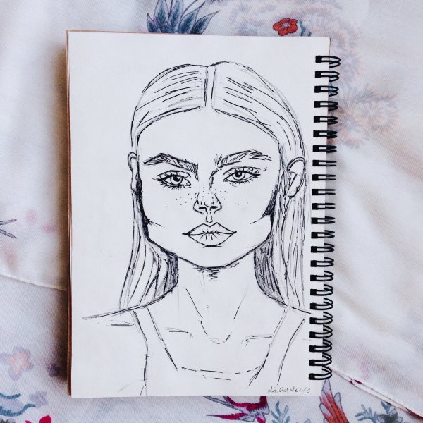 Рисунки для срисовывания для скетчбука