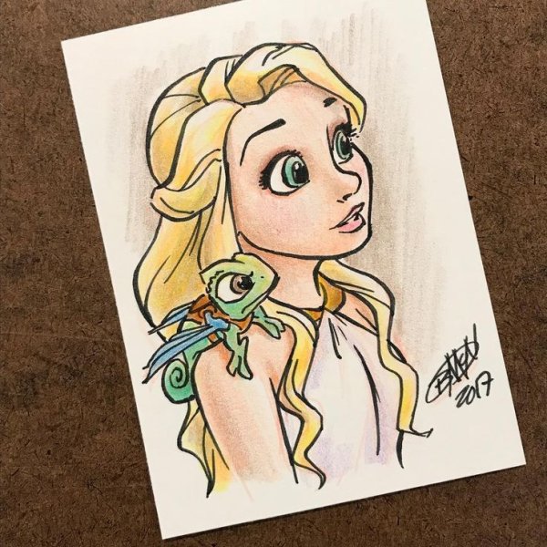 Скетчи Паскаль Рапунцель