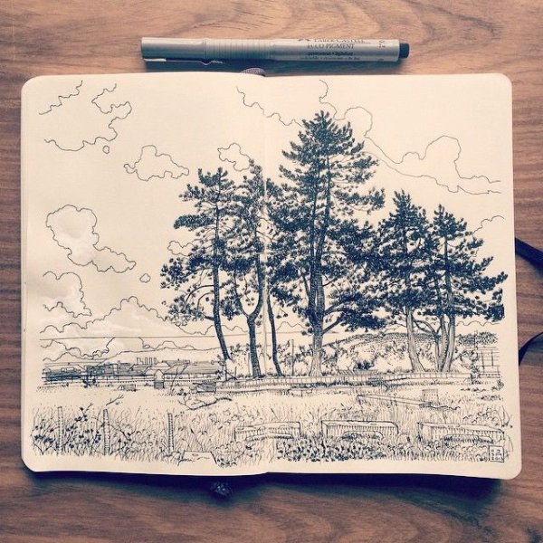 Идеи для рисунков акварелью