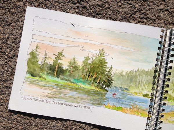 Идеи для акварельных рисунков