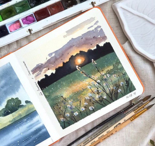 Фонарь скетчбук