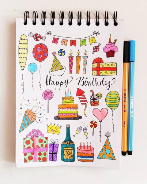 Скетчбук осенние идеи