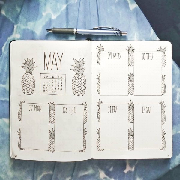 Рисунки для скетчбука календарь